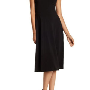 NWT Halston Heritage Scoop Neck Midi